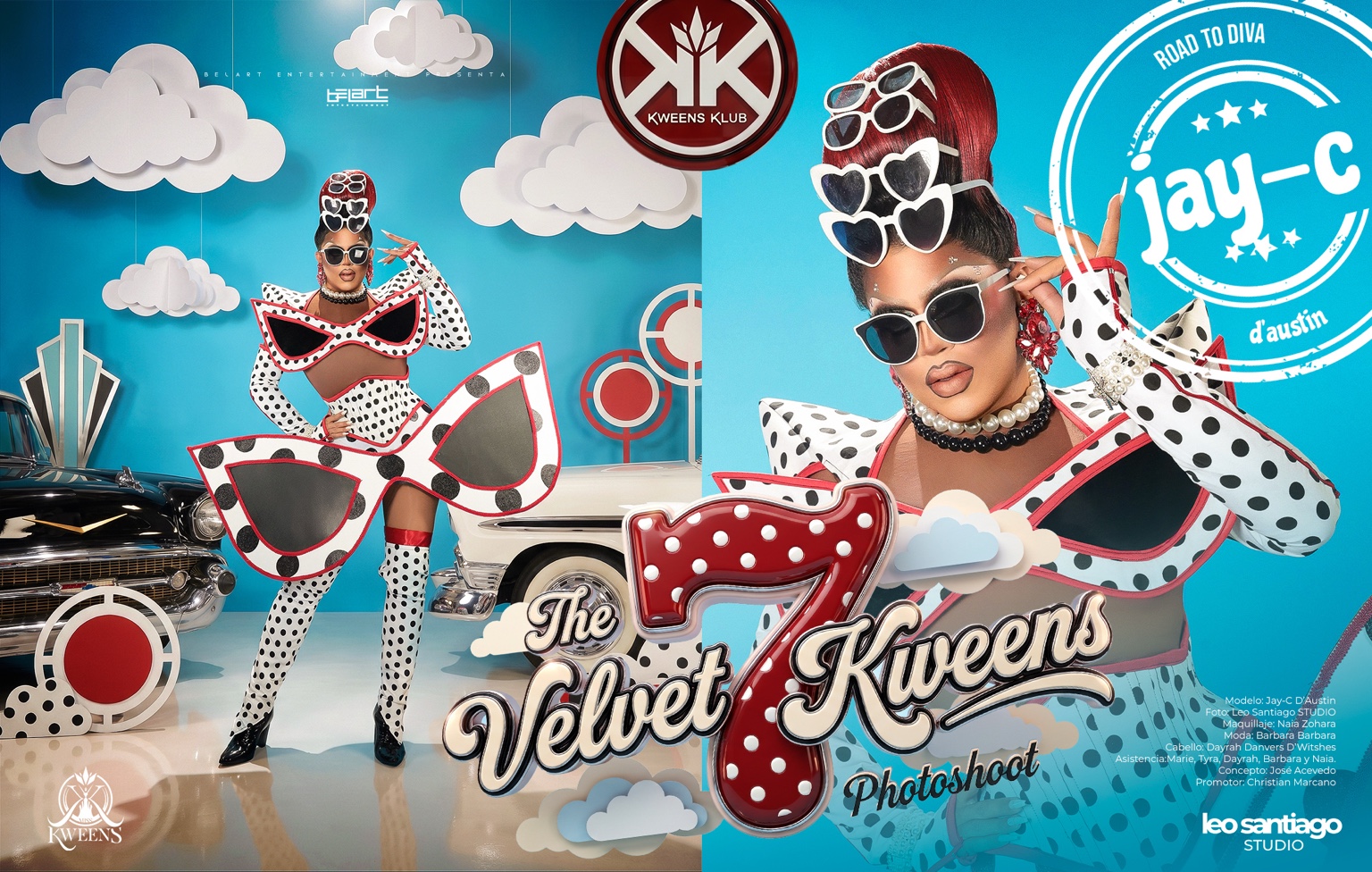 Jay-C D’Austin en The Velvet Kweens photoshoot