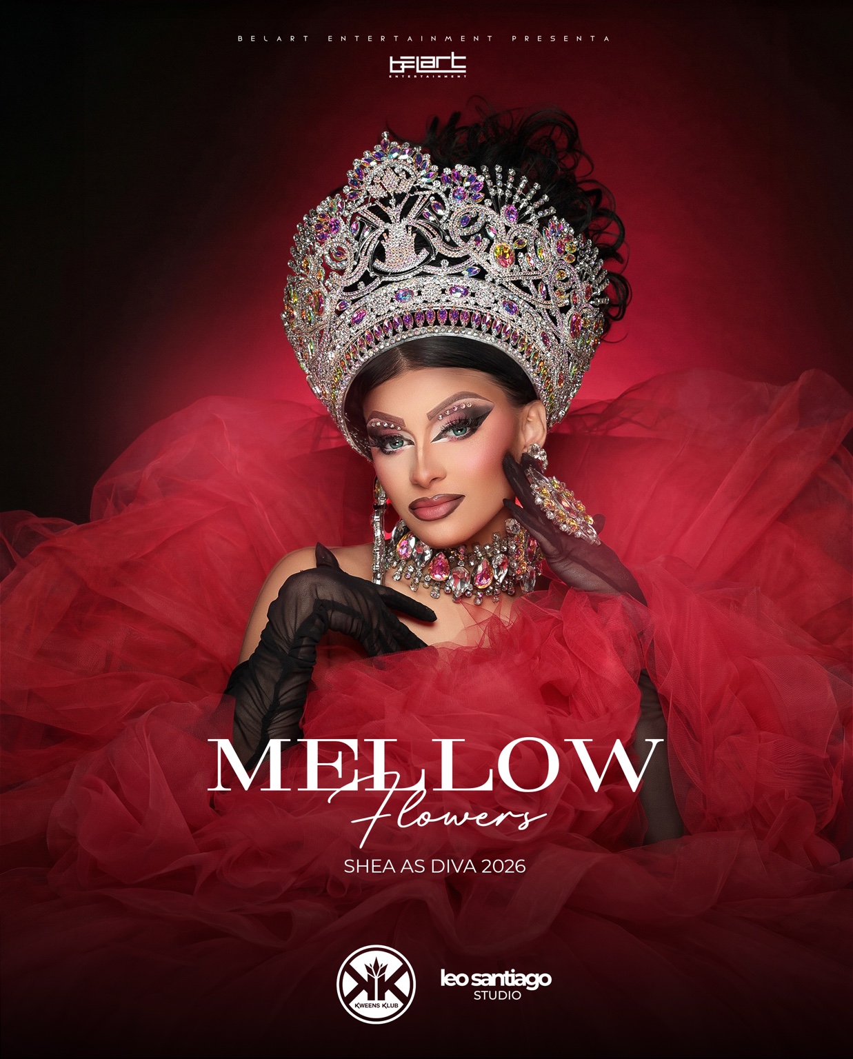 Mellow Flowers en el Cuadro de Reinas, She as Diva 2026