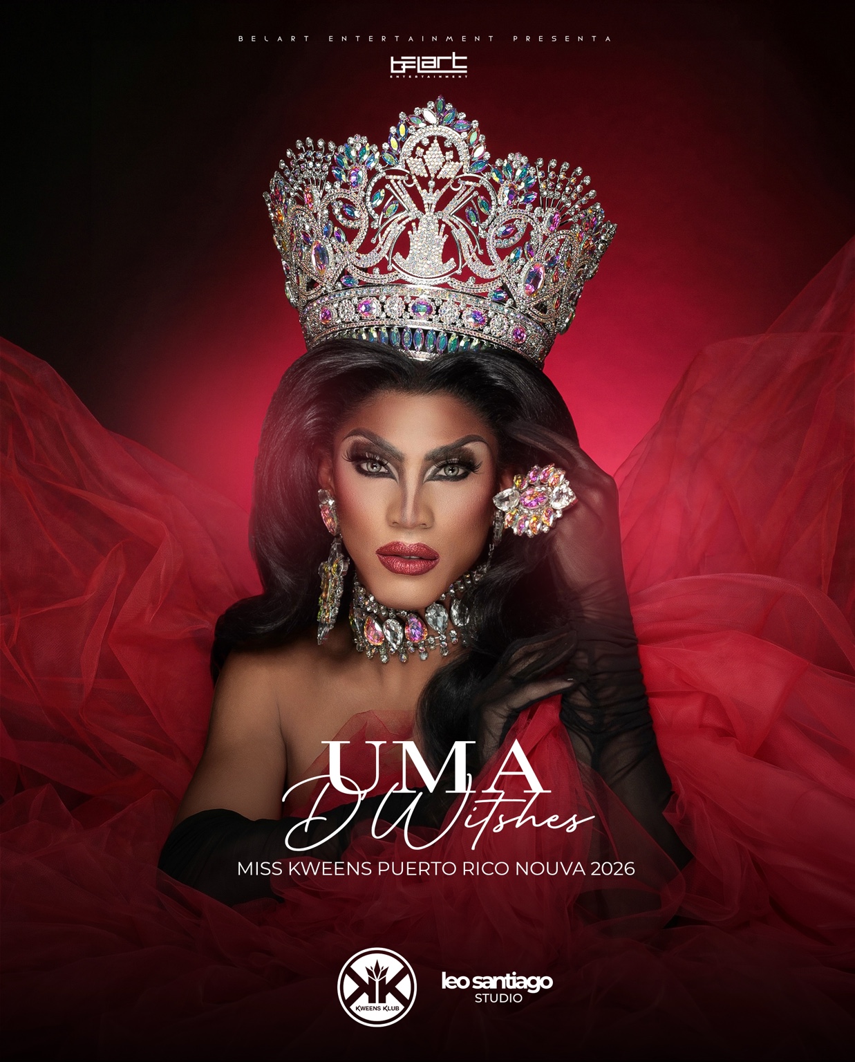 Uma D’Witshes en el Cuadro de Reinas, Miss Kweens Puerto Rico Nouva 2026