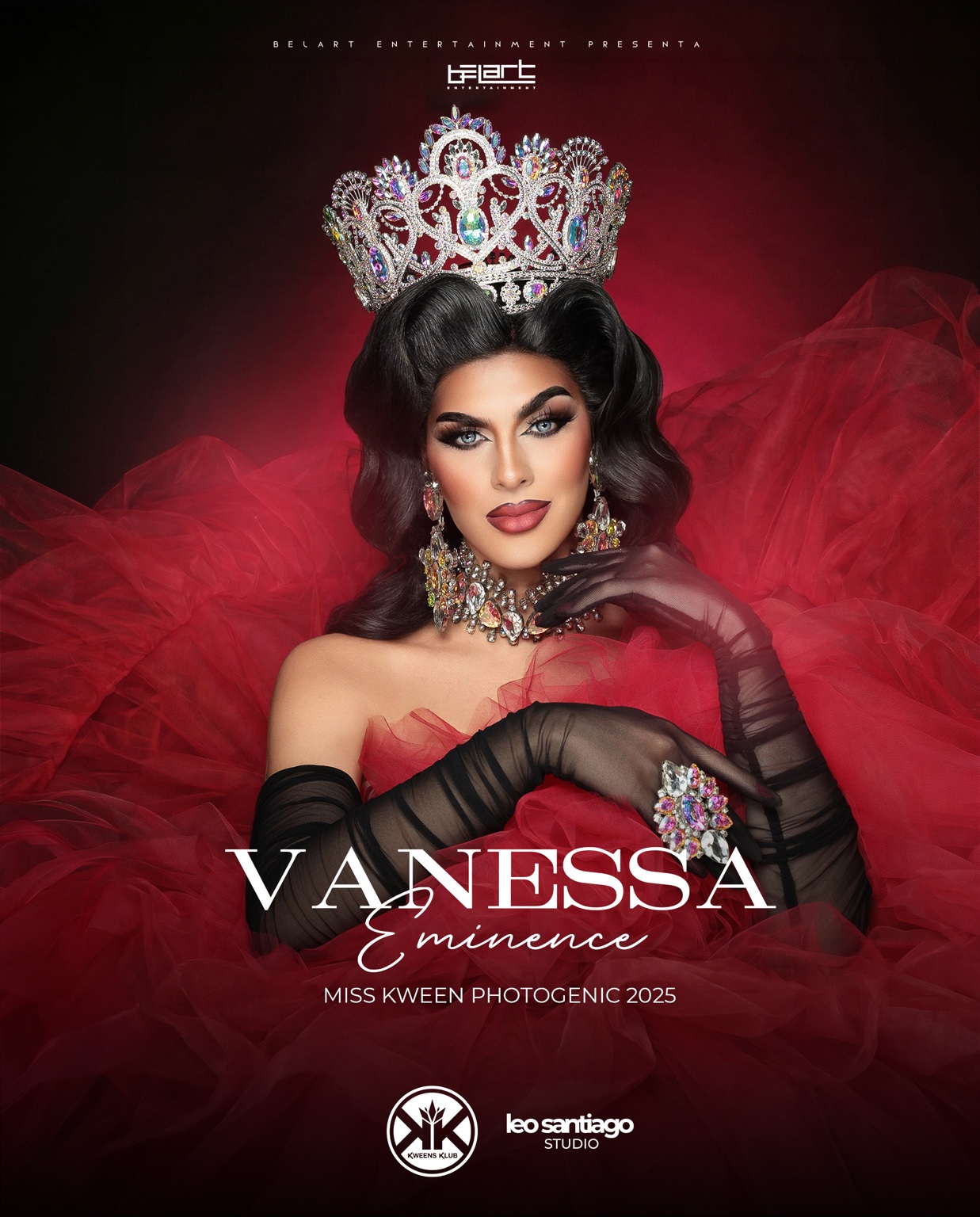 Vanessa Eminence en el Cuadro de Reinas, Miss Kweens Photogenic 2025