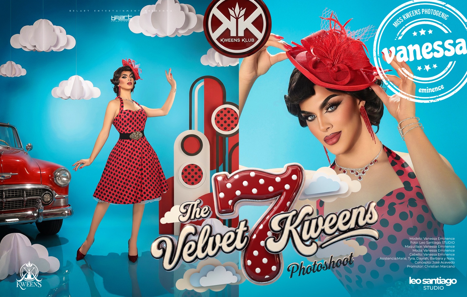 Vanessa Eminence en The Velvet Kweens photoshoot