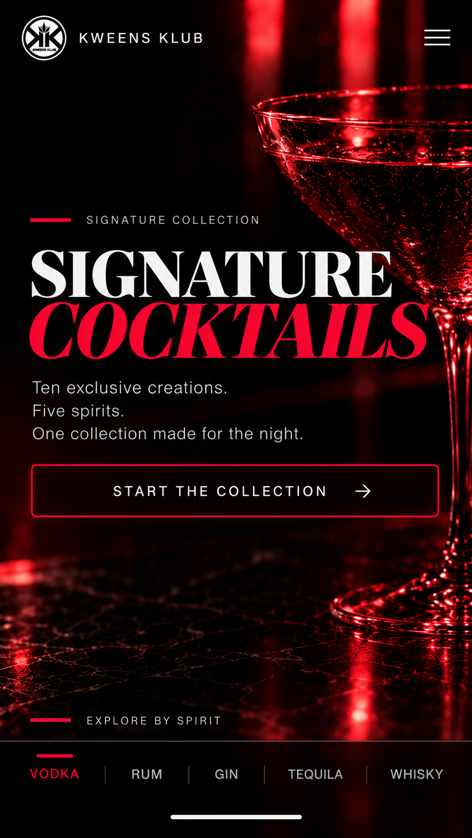 Portada de Signature Cocktails de Kweens Klub