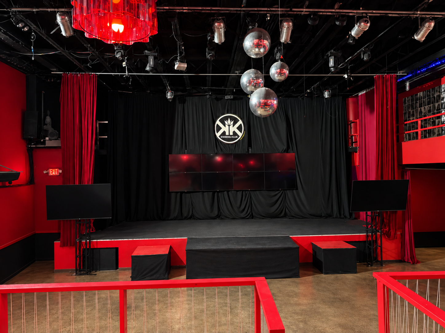 Vista desde el VIP hacia el escenario
